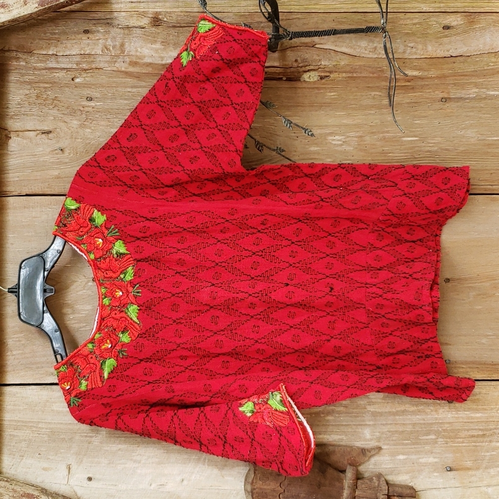 Tenangos / Mola Vintage Mexican Top